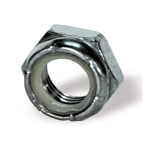 1/4-28 Fine 18-8 (A2) Stainless Steel (Nte) Nylon Insert Locking Jam Nut