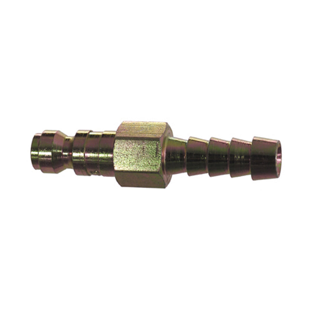 1/4 Inch Basic Size Tru-Flate / Parker Style Interchange Plug 3/8 Inch Hose Barb