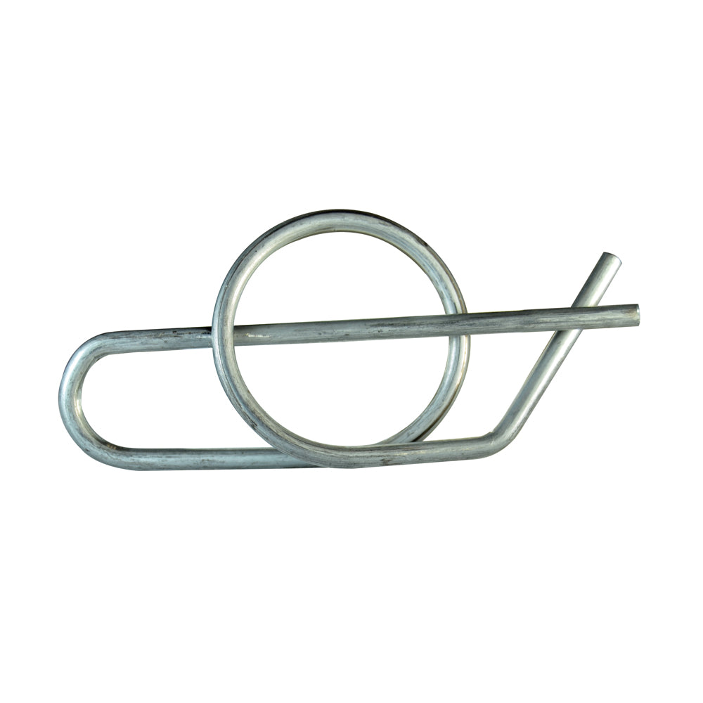 2.081 Inch Locking Cotter Pin Fits Shaft 3/4 Inch Regular Zinc Coated Ring Clip