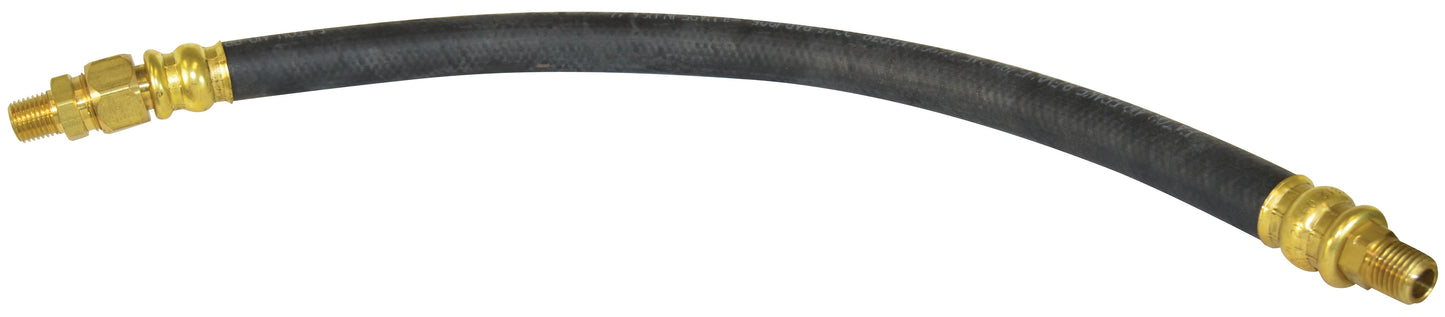 3/8 Inch X 18-1/2 Inch Air Brake Air Chamber Line Black