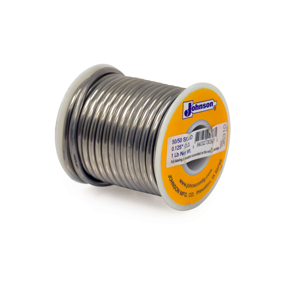 0.125 Inch Solid Wire Solder 50% Tin / 50% Lead 1 Lb Spool