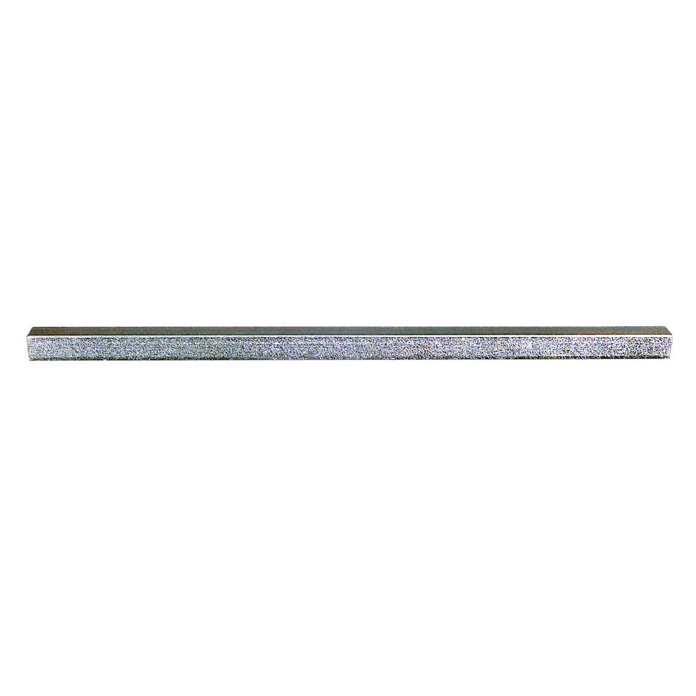 3/8 Inch X 3/8 Inch X 2.5 Inch Zinc Clear Cold Finished Carbon Steel Undersize Square Machine Key