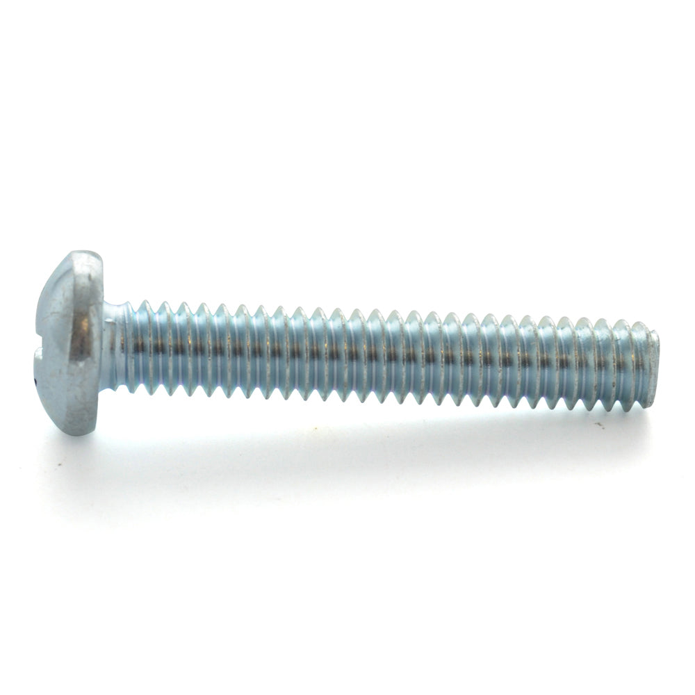 #6-32 x 1-1/4 Inch Coarse Zinc Plated Steel #2 Phillips Drive Pan Head Machine Screw