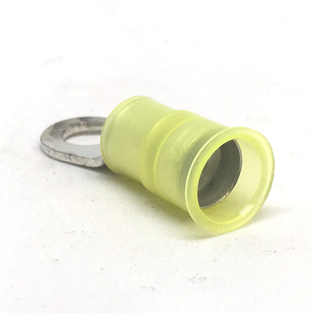 12-10 Gauge Nylon Insulated Hook Terminal Yellow #10 Stud