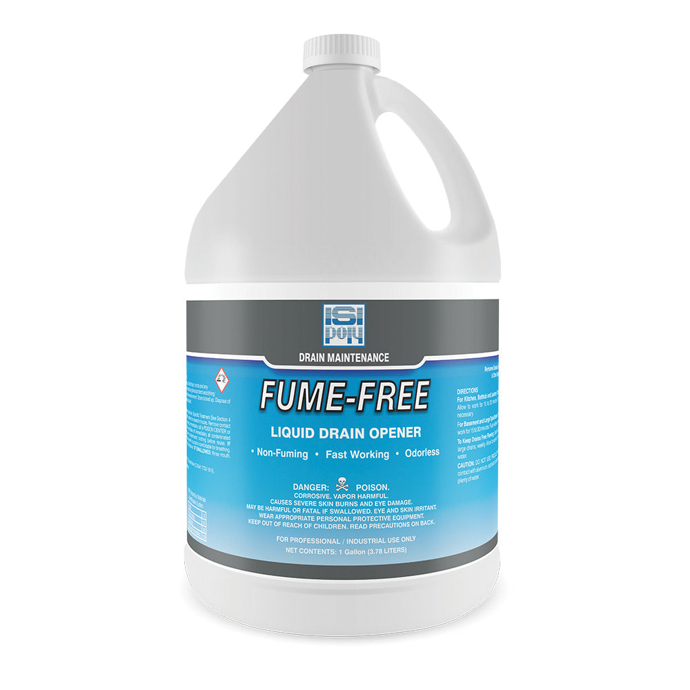ISI Poly Fume Free Liquid Drain Cleaner - 1 Gallon Bottle