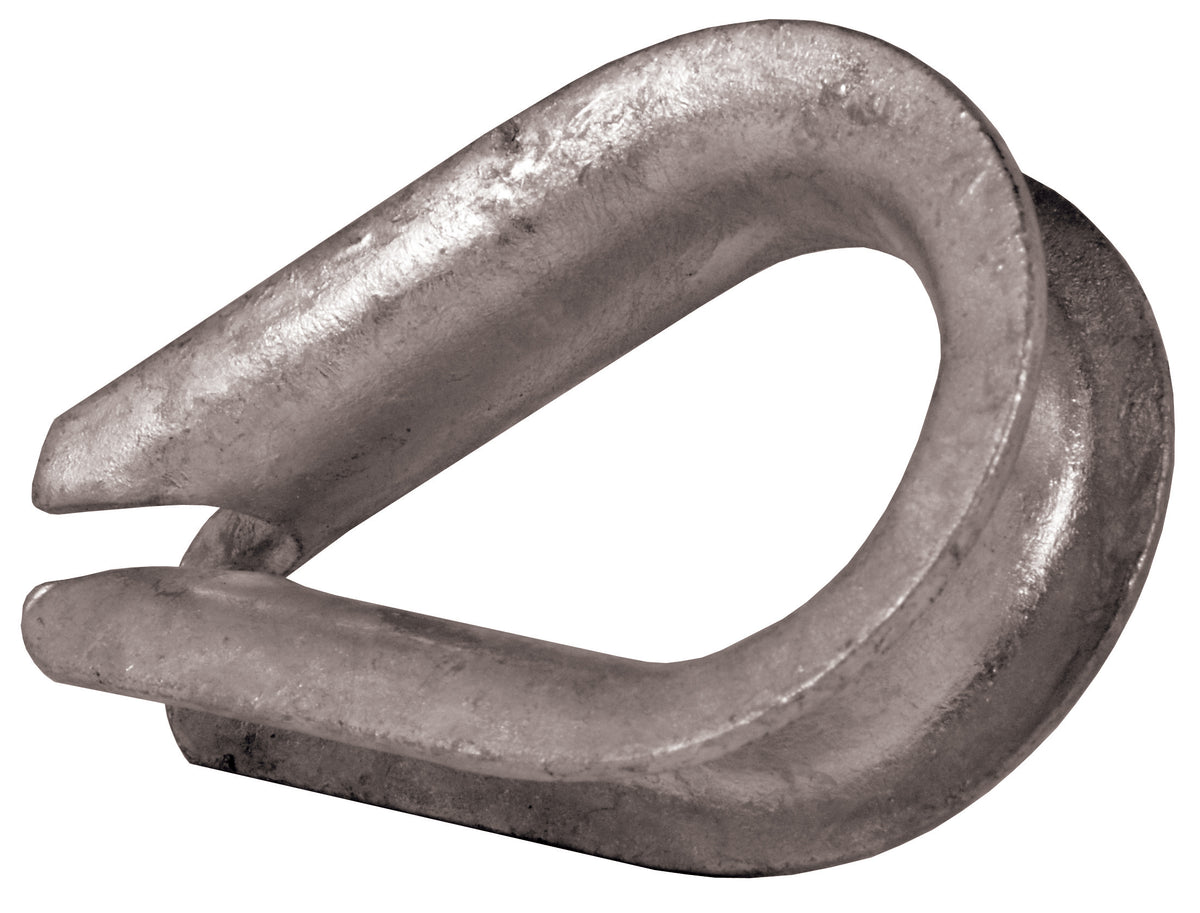 5/8 Inch Wire Rope Thimble Zinc Plated Galvanized Steel