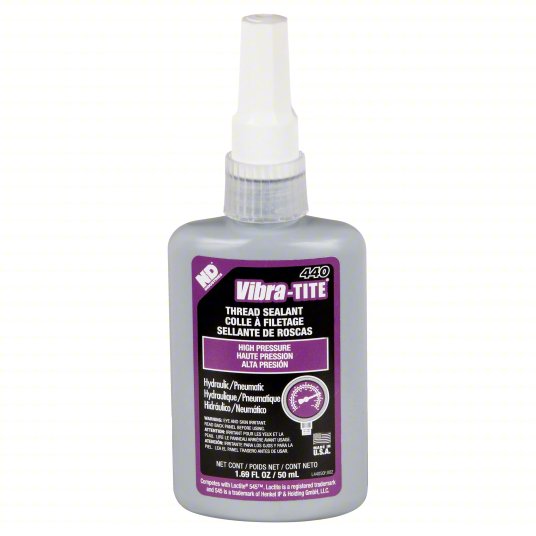 Vibra-Tite 440 Pneumatic / Hydraulic Sealant Thread Sealant - 50 mL