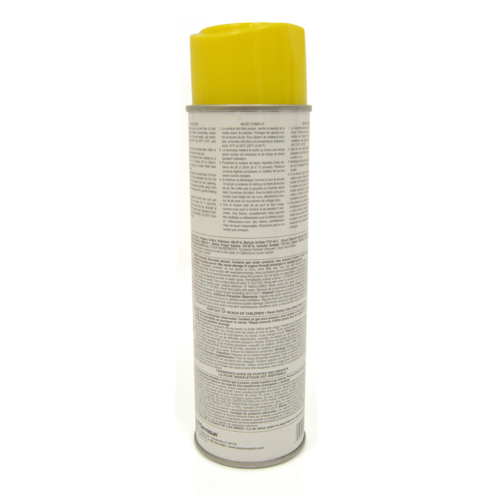 MRO Industrial High-Solids Spray Paint- Safety Yellow - 16 OZ. Net Fill Wt.