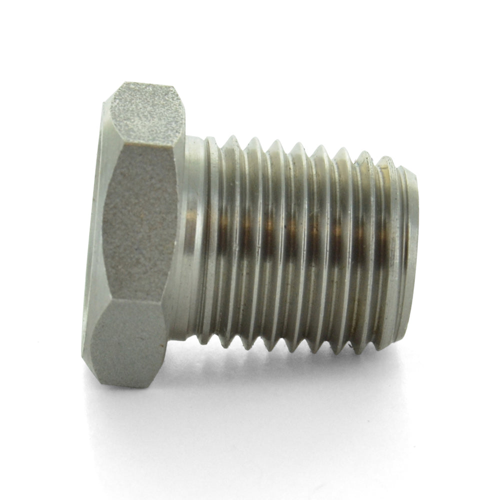 1-1/2" X 1" Schedule 80 316 Stainless Steel Hex Head Pipe Plug