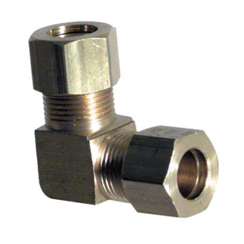 3/8 Inch Brass Self-Align Tube 90 Degree Union Elbow