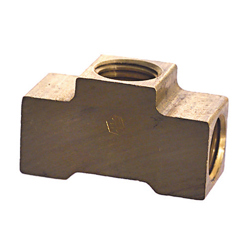 3/8 Inch Standard Brass Inverted Flare Tube Union Tee