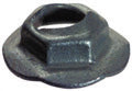 M6.3 Zinc Plated Thread Cutting Nut With Integral Faceted Washer