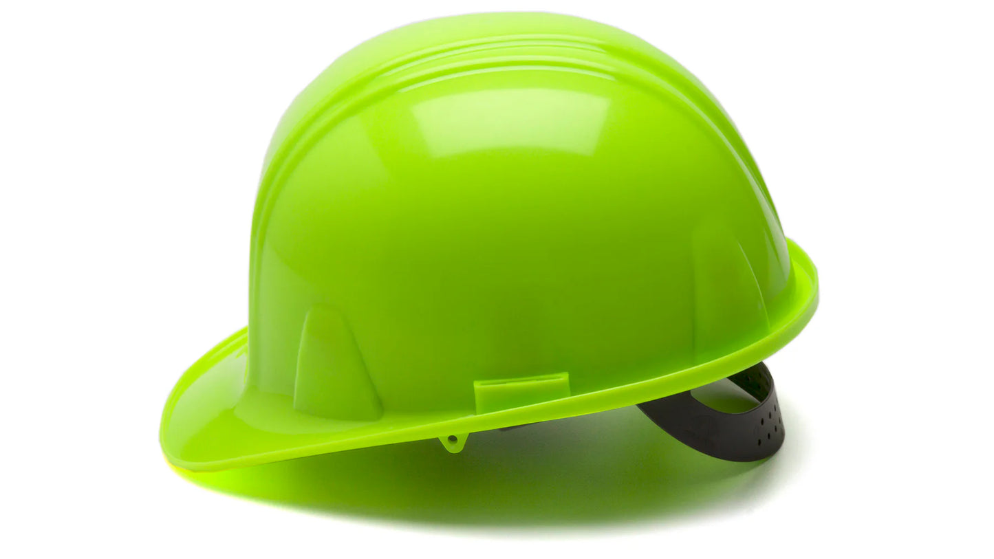 Pyramex Hard Hat Cap Style High Visibility Lime