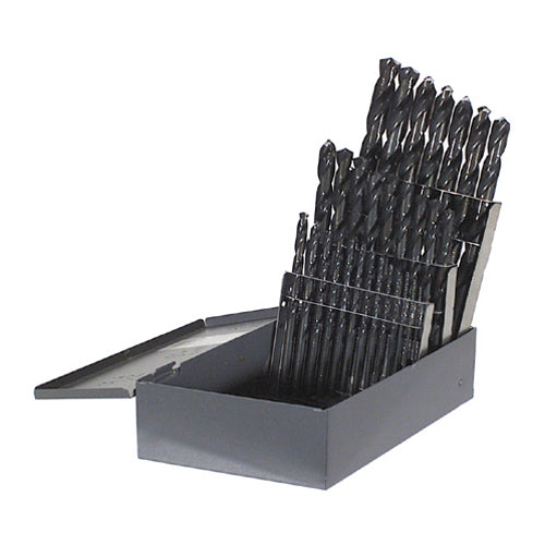 29 Piece Black Oxide Heavy-Duty Jobbers Drill