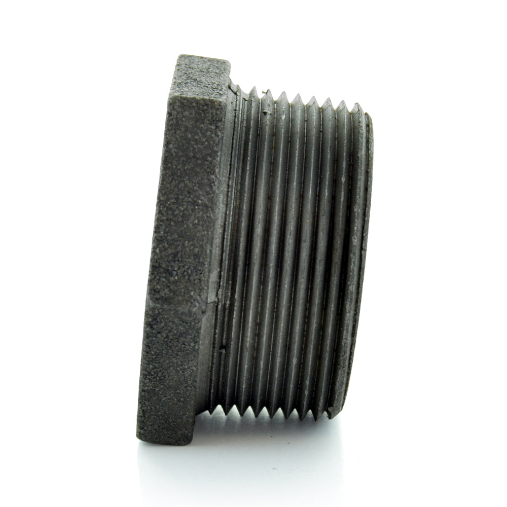 1-1/2" X 1/2" Schedule 40 Male NPT X FNPT Black Welded Malleable Iron Hex Bushing USA