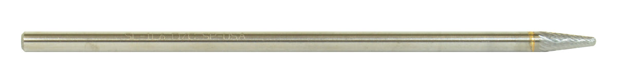 1/4 Inch Taper 1/4 Inch X 6 Inch Shank Sl-1L6 Premium Carbide Bur