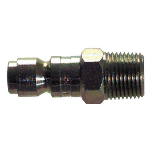3/8 Inch Basic Size Tru-Flate / Parker Style Interchange Plug Male 1/4 Inch Npt
