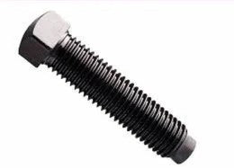 1-8 x 3-1/2 Inch Coarse Plain Case Hardened Steel 1/2-dog Point Square Head Set Screw