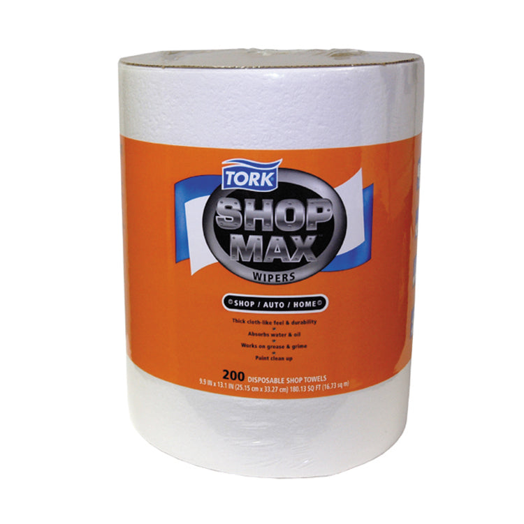 10 Inch x 13 Inch Refill For Tork Advanced 450 Shopmax Centerfeed Dry Wipe Bucket Dispenser 200 Wipes Per Roll Box - 2 Per Case