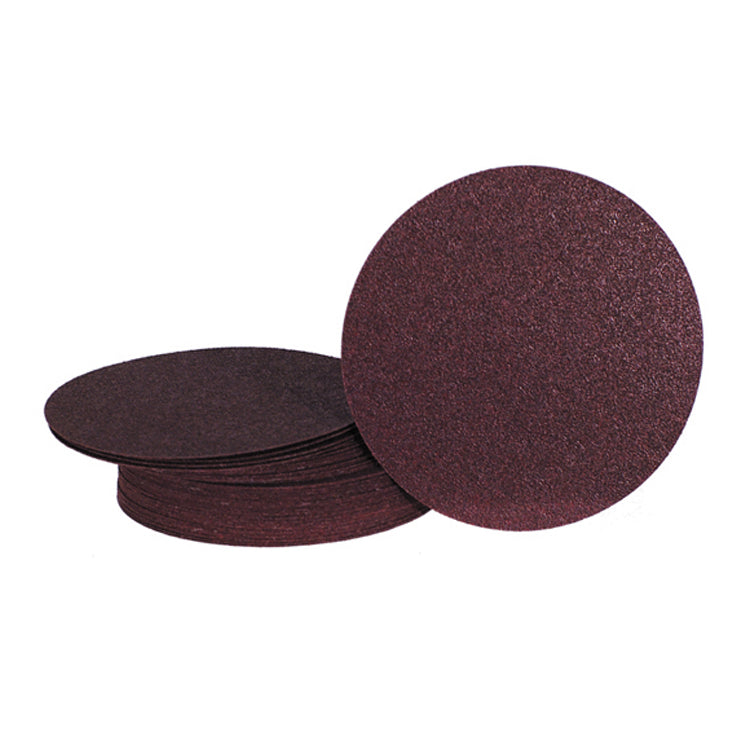 6 Inch Red Zirconia Aluminum Resin Paper Stick-On P36 Grit