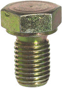 M12 x 1.5 x 17 mm Yellow Zinc Plated Steel Oil Drain Plug