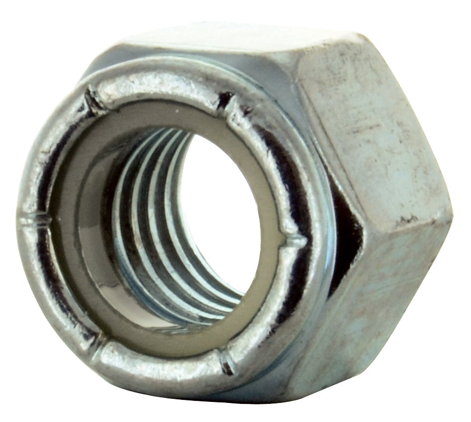 1/2-20 Fine Zinc Grade 2 (Ne) Nylon Insert Lock Nut