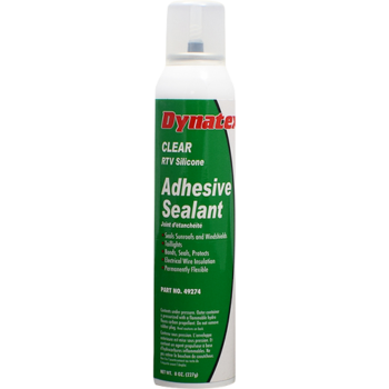 Dynatex Clear Silicone Adhesive/ Sealant - 8 Oz