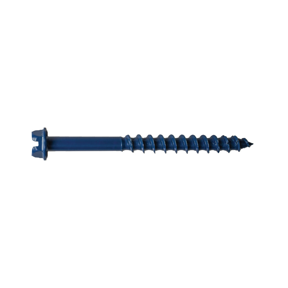 1/4 Inch X 1-3/4 Inch Titen Turbo� Concrete And Masonry Screw Anchor Hex Phillips Head - 100 Per Pack