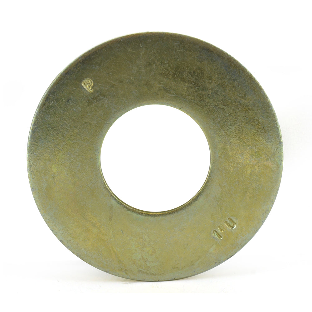 1 Inch Yellow Zinc Steel USS Standard Thru-Hardened Flat Import Washer