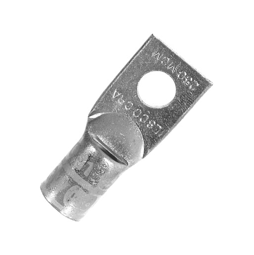 8 Awg 0.219 Inch Stud 1 Hole Copper Standard Barrel Compression Lug