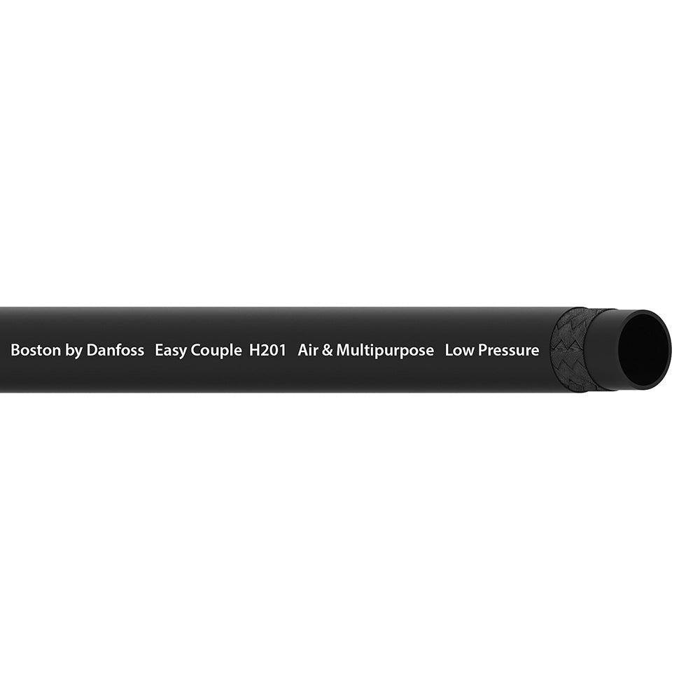 1/4 Inch Id x 1/2 Inch Od Black Neoprene Easy Couple Air and Multi-Purpose Hose - Sold Per Foot