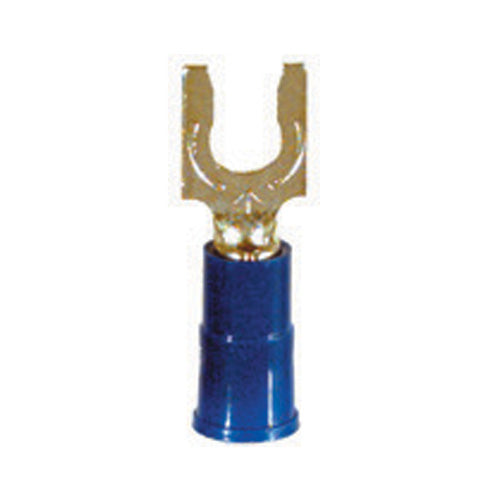 16-14 Gauge Snap Spade Terminal #8 Stud PVC Insulated Blue