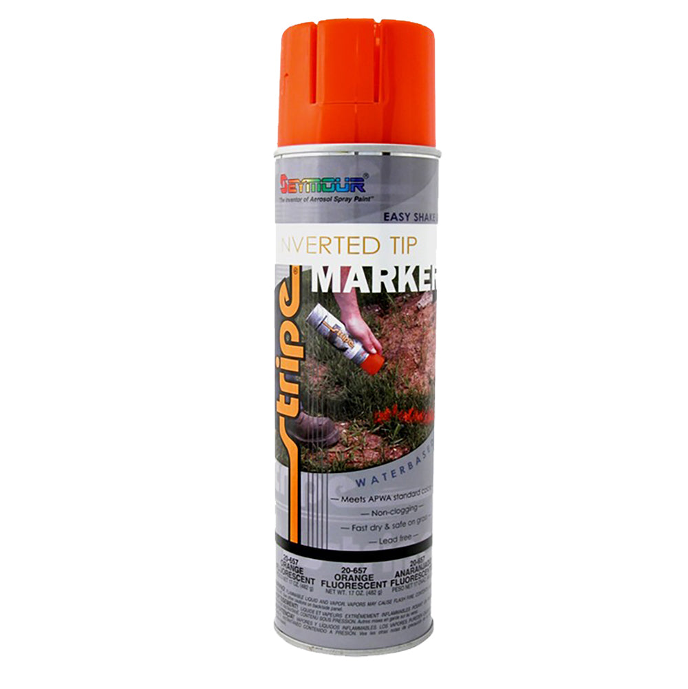 Seymour Utility Marking Paint Aerosol Fluorescent Orange - 20 oz