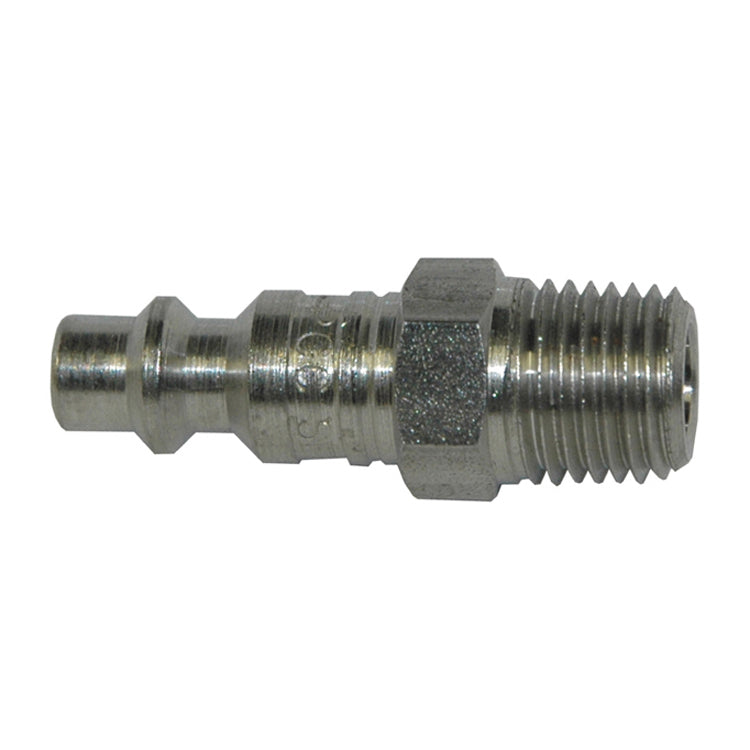 1/4 Inch Basic Size Industrial Interchange Plug Male 1/4 Inch Npt Stainless Steel