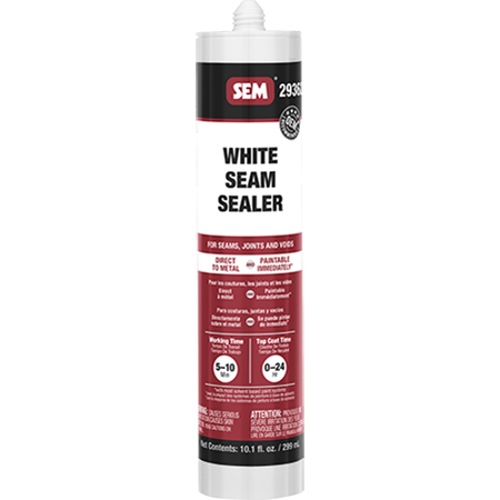 Sem 1K Seam Sealer White 10.1 Oz Cartridge