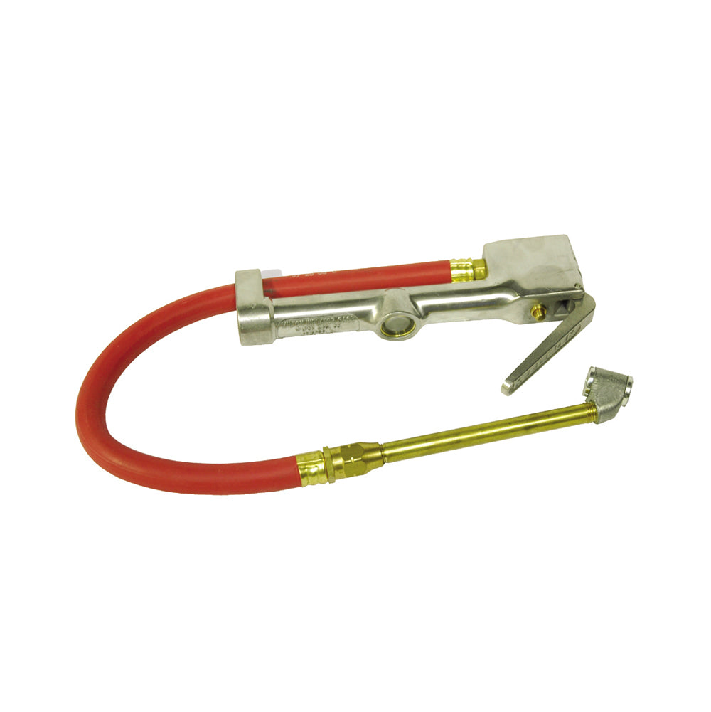 10 - 160 psi 15 Inch Hose Full Swivel Dual Head Window Inflator Gauge