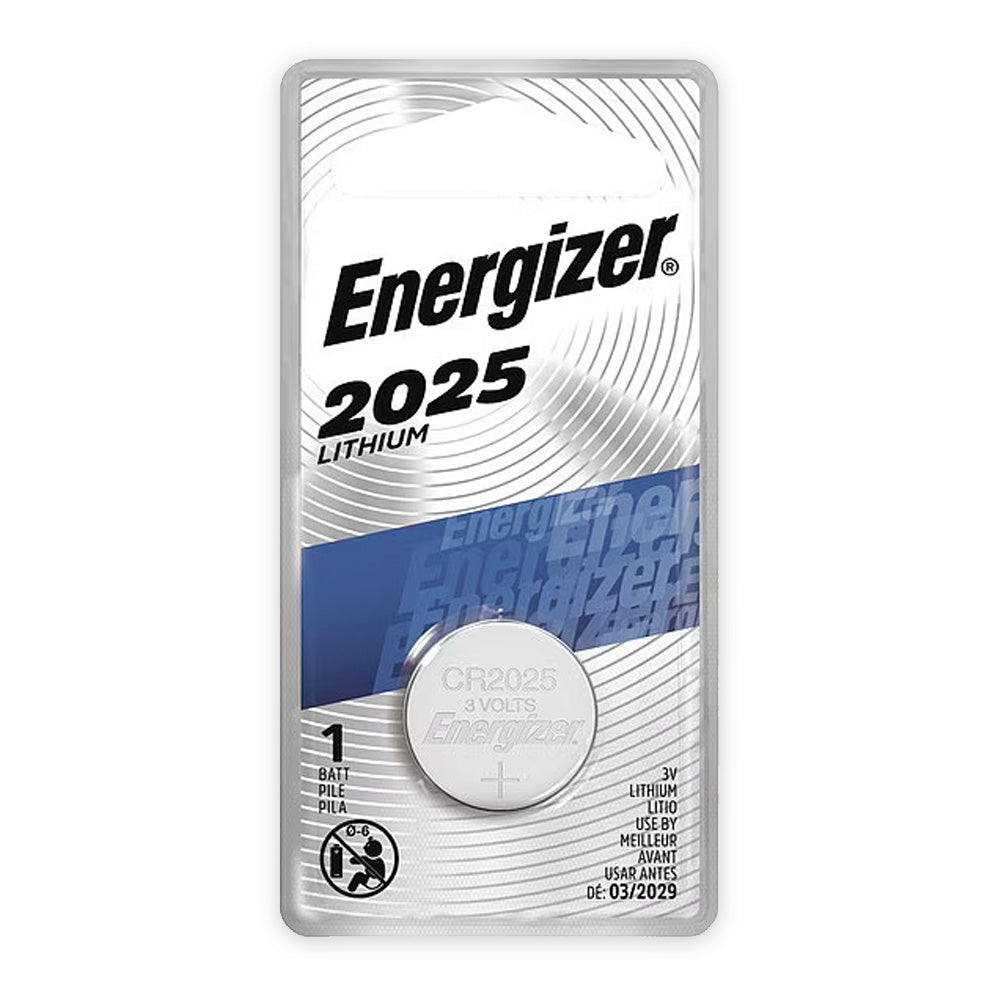 Energizer 3V CR2025 Lithium Coin Battery Carded