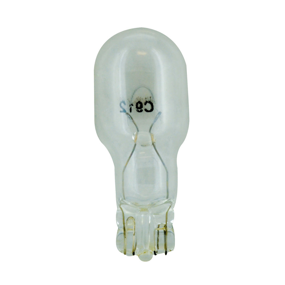 #912 Clear Type 5 Wedge Bulb 12.8 Volts 12.8 Watts