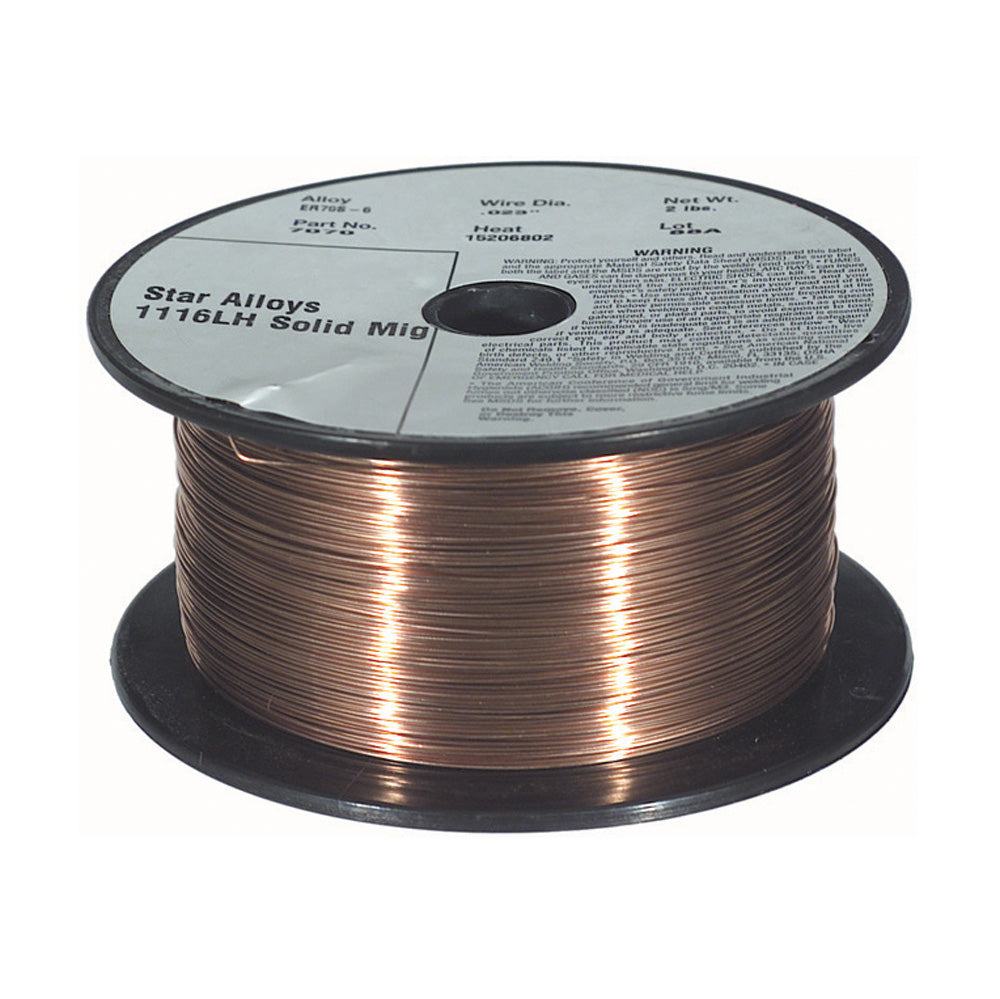 Star Alloys 0.35 Inch 1116Lh Low Hydrogen Solid Mig Wire - 2 Lb