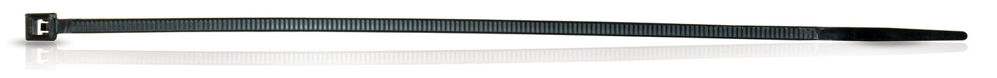 6 Inch X 0.10 Inch Cable Tie Black - 100 Per Pack