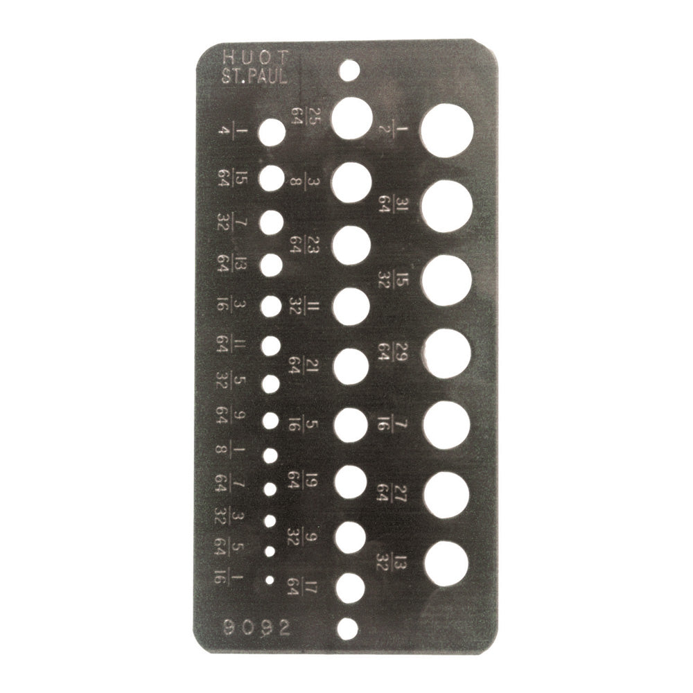 3 Inch X 6 Inch Drill Gauge Steel