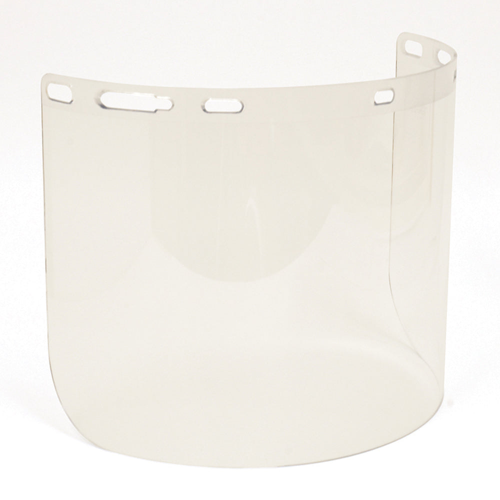 8 Inch X 15-1/2 Inch X 0.060 Standard Curved Molded Lens Face Shield Clear