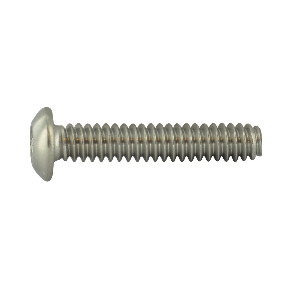 #6-32 x 3/4 Inch Stainless Steel Torx Pin Button Head Tamper Resistant Machine Screw