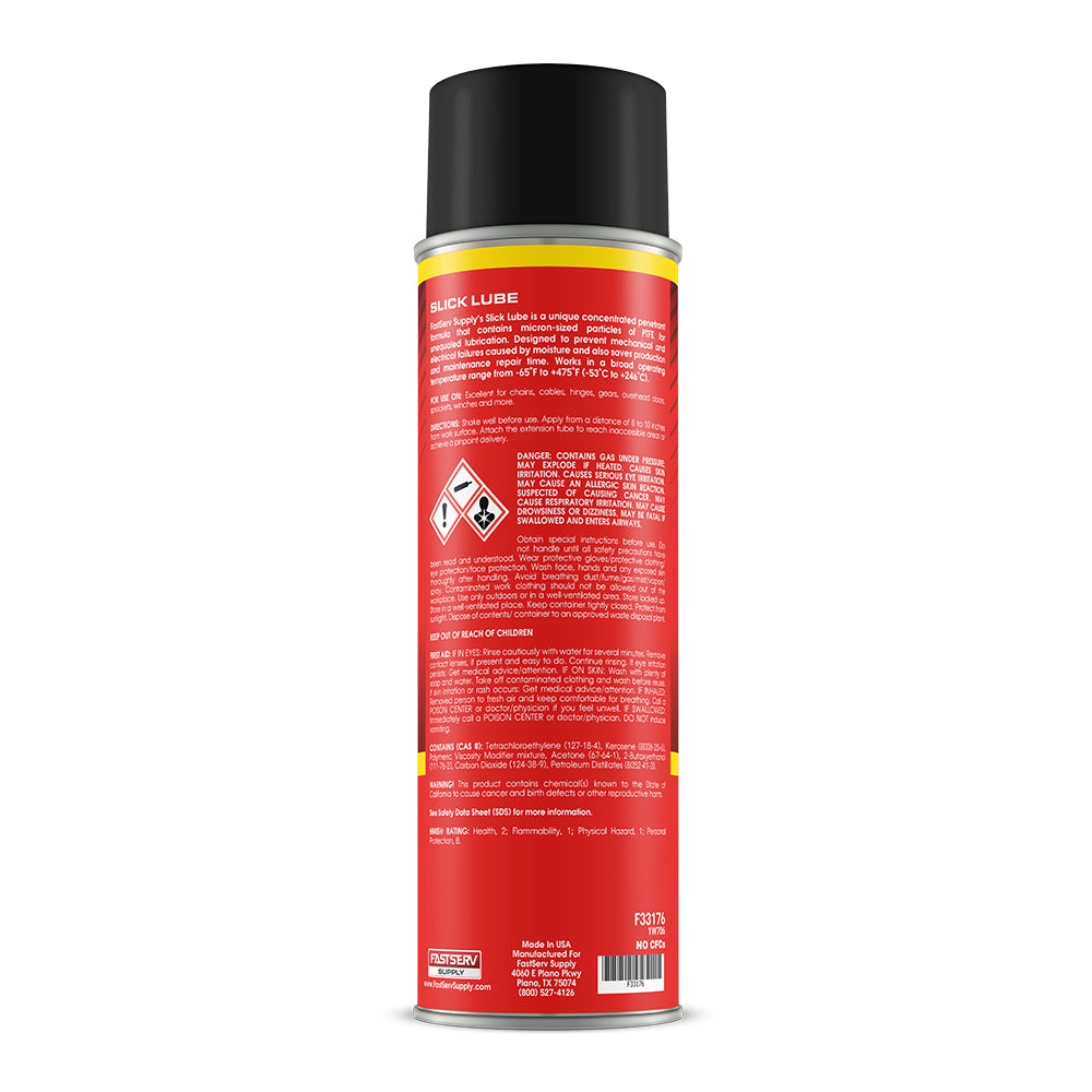 Fastserv Slick Lube Non-Flammable Penetrant - 16.25 Oz Net Weight