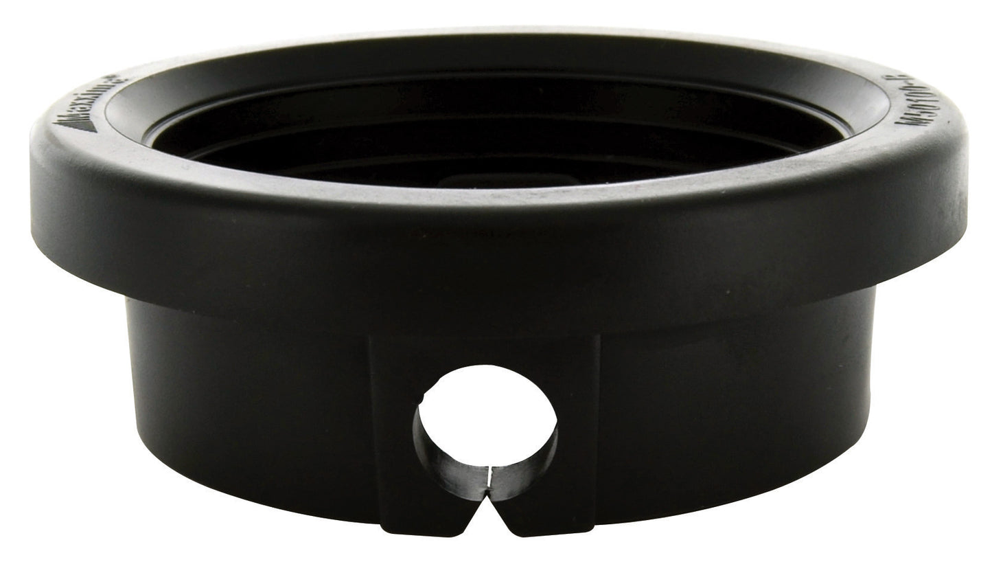 2-1/2 Open Round Black Vinyl Grommet