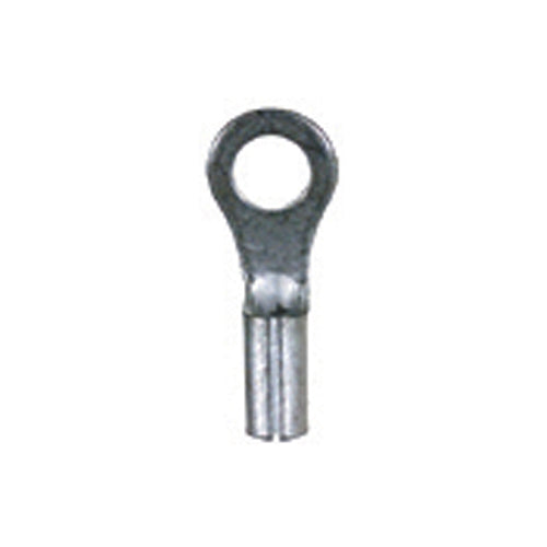 22-18 AWG #6 Stud Red Tin Plated Copper Non-Insulated Versakrimp™ Ring Terminal