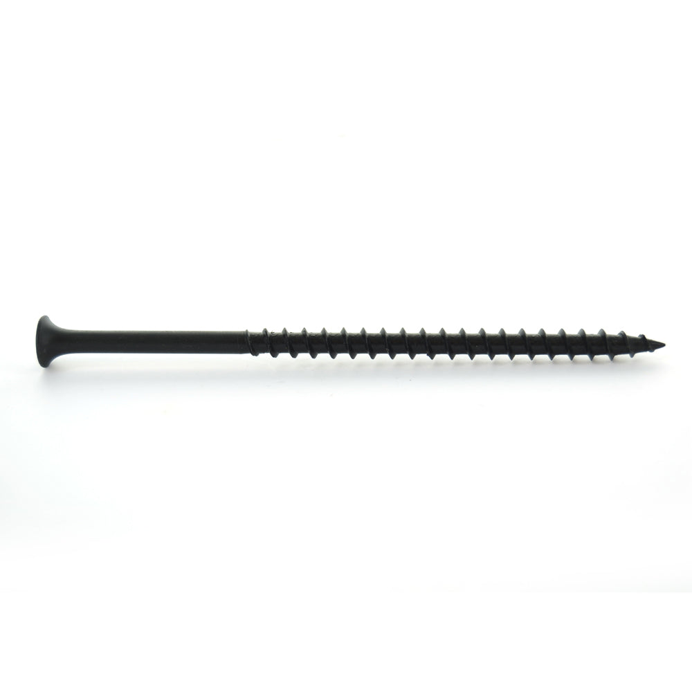 #10 x 4 Inch Coarse Type A Point #2 Phillips Drive Bugle Head Black Phosphate Steel Drywall Screw
