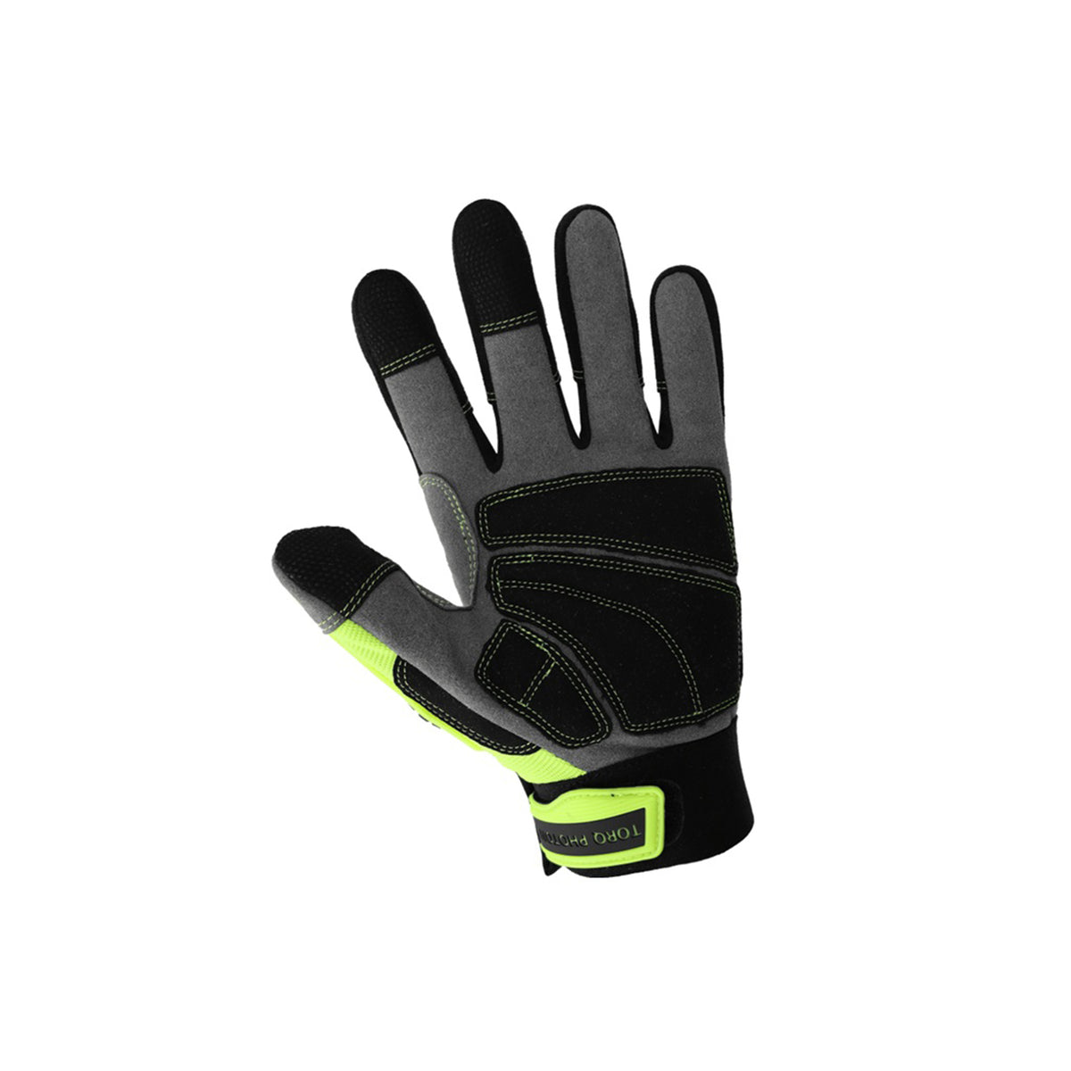 Torq Photon™ High-Visibility Mechanic Gloves With Enhanced Impact And Abrasion Protection - Medium