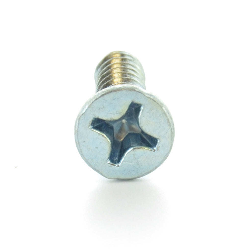 #4 x 3/4 Inch Zinc Plated Low Carbon Steel Flat - Countersunk Head Type-Ab Self-Tapping Sheet Metal Screw