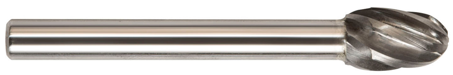 3/16 Inch Oval 1/8 Inch Shank Se-53 Carbide Bur
